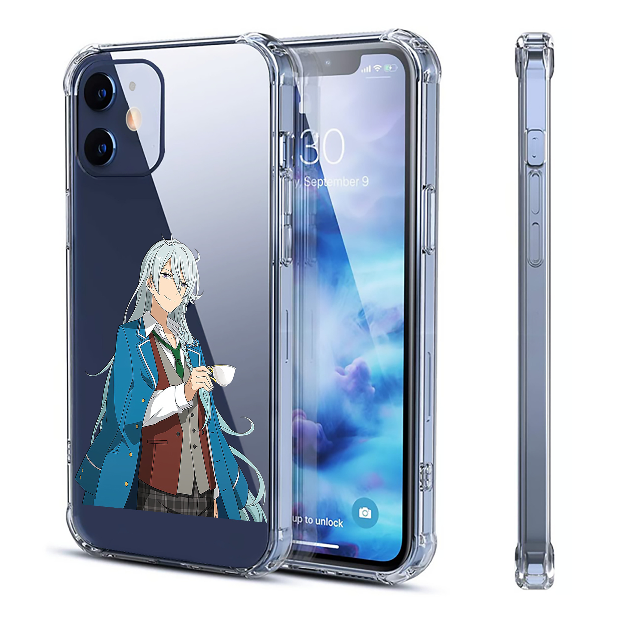 （画像用） あんさんぶるスターズ! Ensemble Stars 【iPhone 12シリーズ対応】透明スマホケース（クリアソフトケース）